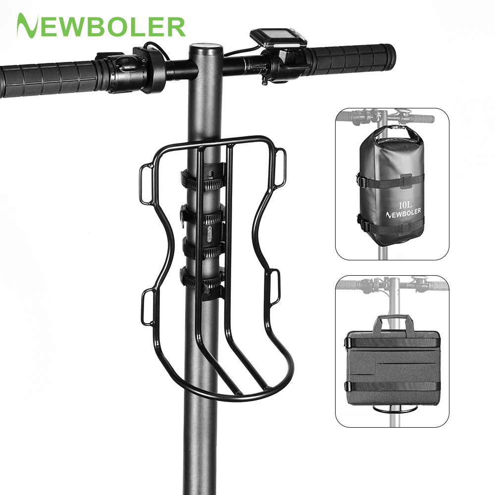 Cycling Gear Storage Rack - NEWBOLER Bicycle Front Fork Shelf Scooter