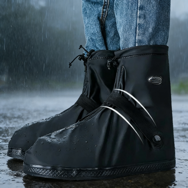 Cycling Shoe Covers - Rainproof Anti-Slip Reusable Shoes Cover Water