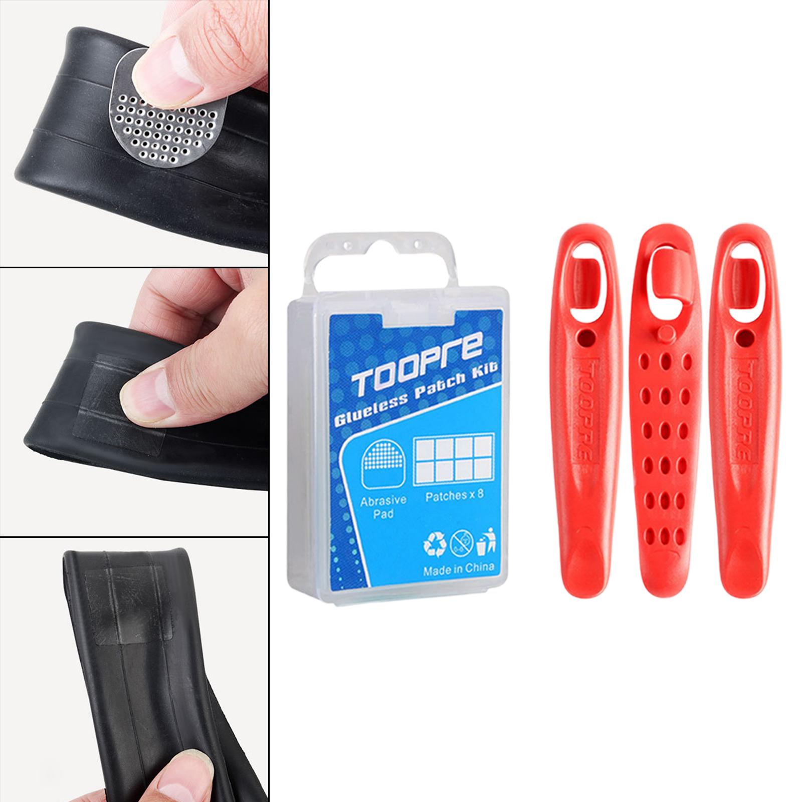 Bike Tube Repair Kit - 5-6pack 8PCS Bike Tire Patch Bicycle