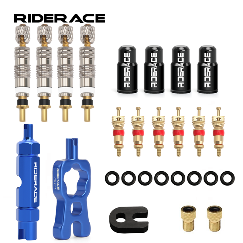 Bike Tube Repair Kit - Bicycle Presta Tubeless Valve Core Kit
