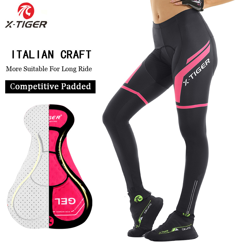 Cycling Gear Pants - X-TIGER Women Cycling Pants MTB Bike