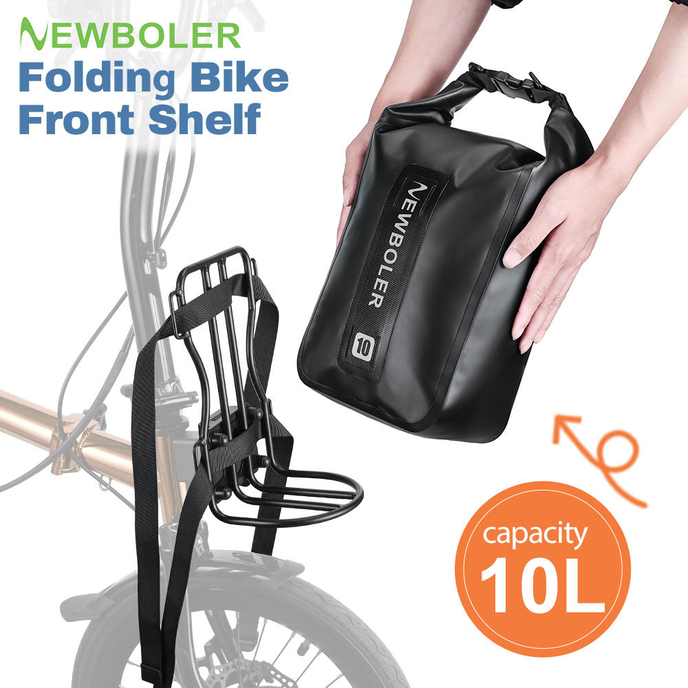 Cycling Gear Storage Rack - NEWBOLER 4/6/10L Cycling Metal Front Rack