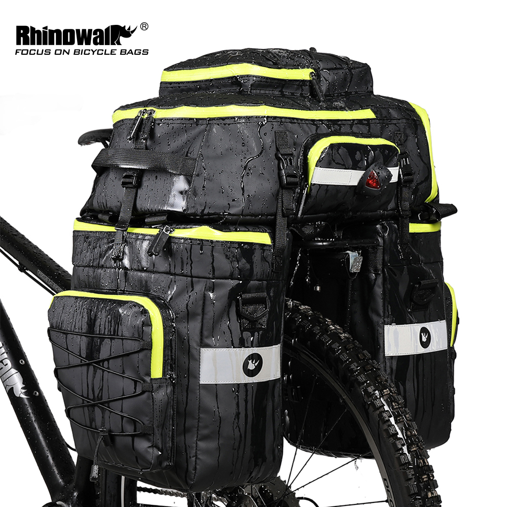 Cycling Gear Storage Rack - Rhinowalk Bike Pannier Bag 3 in