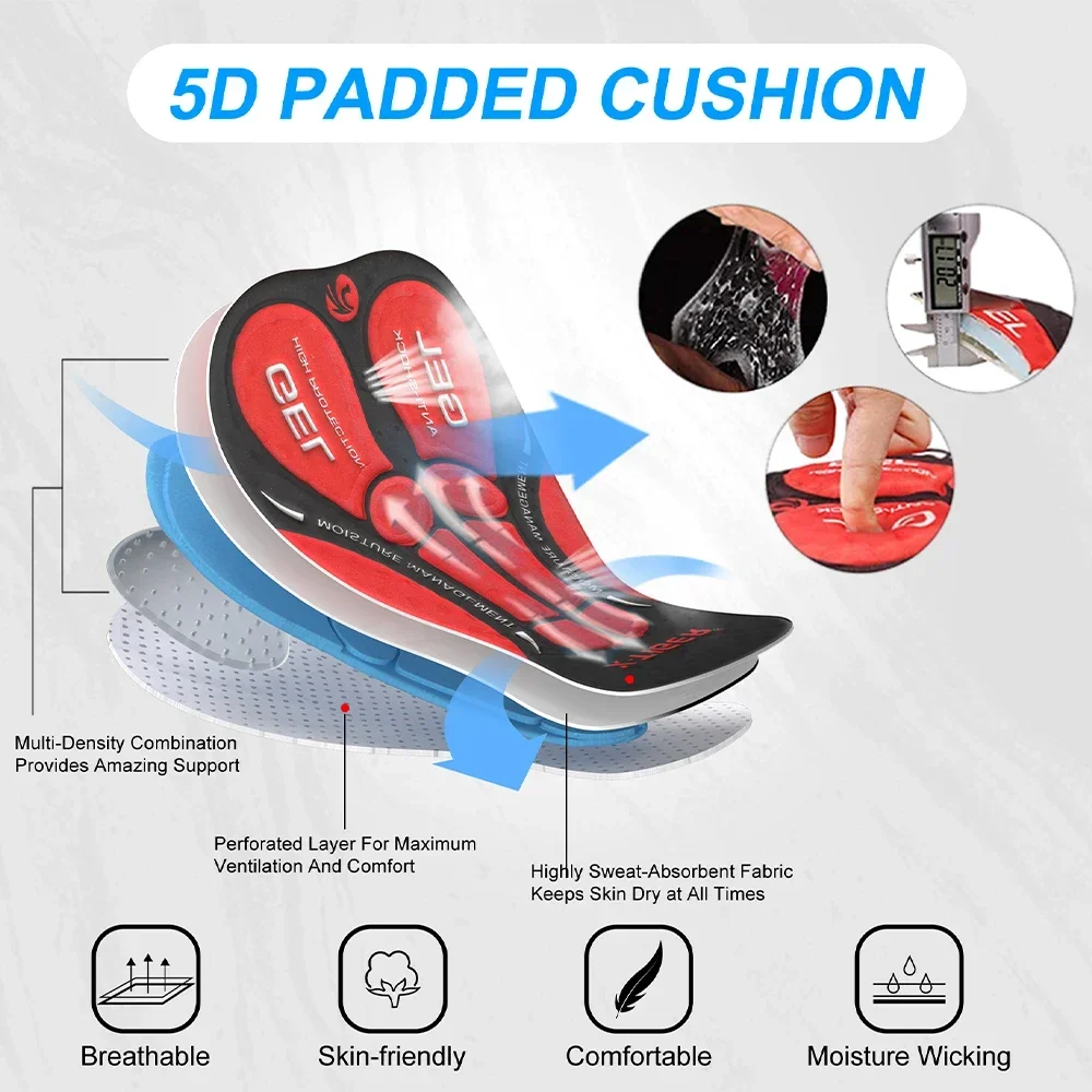 X-TIGER Men Bike Pants 5D Gel  - огляд і ціна Cycling Gear Pants