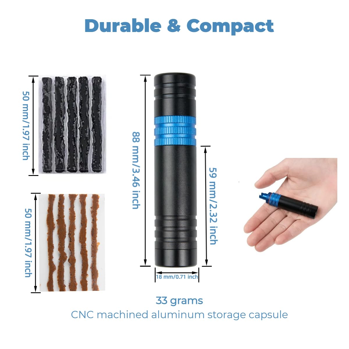 Tubeless Bike Tire Repair Kit  - огляд і ціна Bike Tube Repair Kit