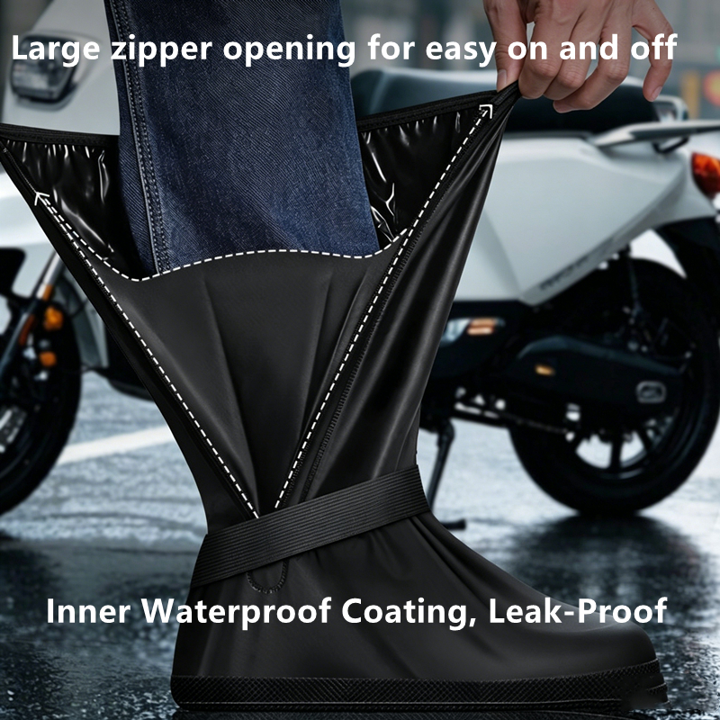 Woman High Top Rain Boots Man  - огляд і ціна Cycling Shoe Covers