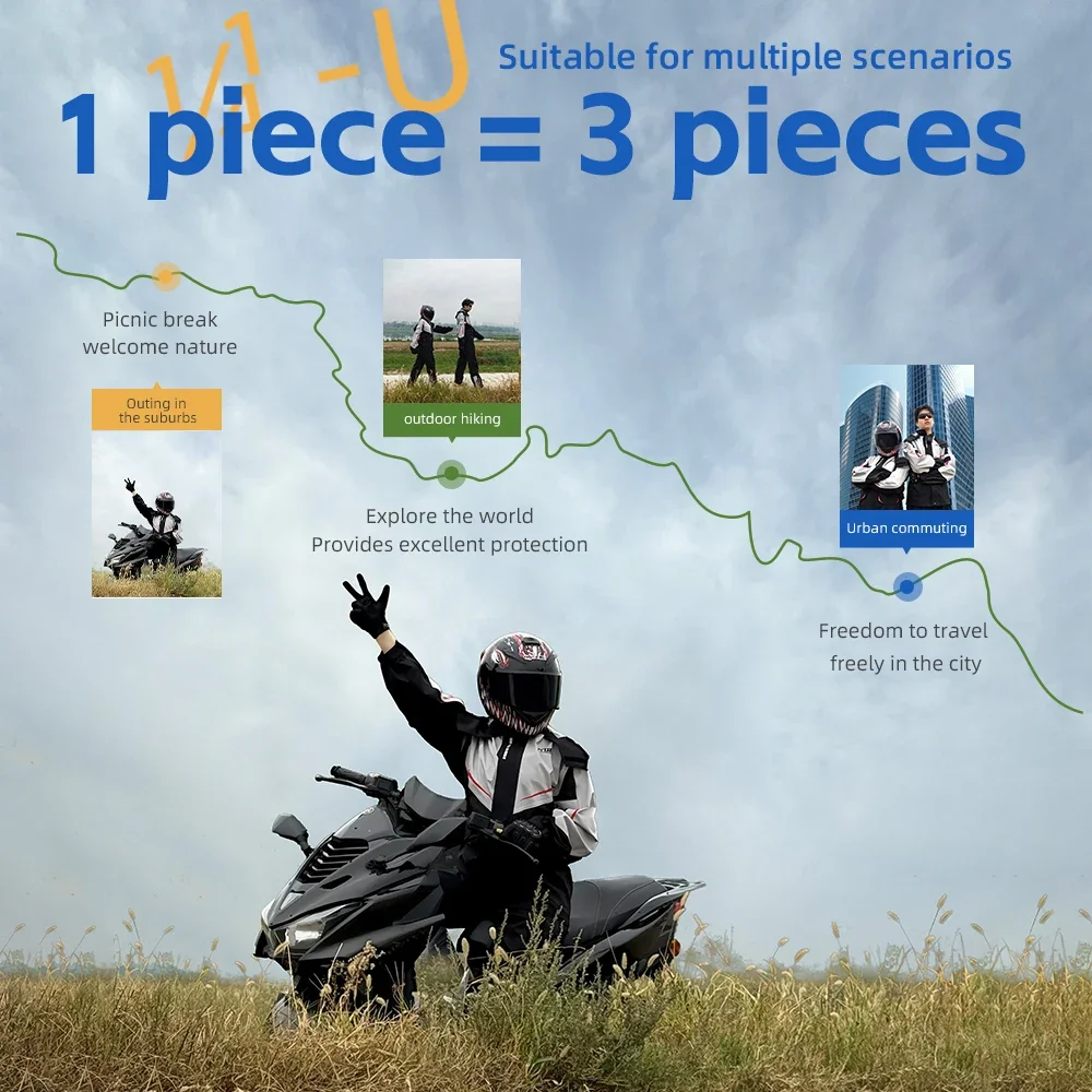 Men's and Women's Motorcycle R - огляд і ціна Cycling Gear In Rain