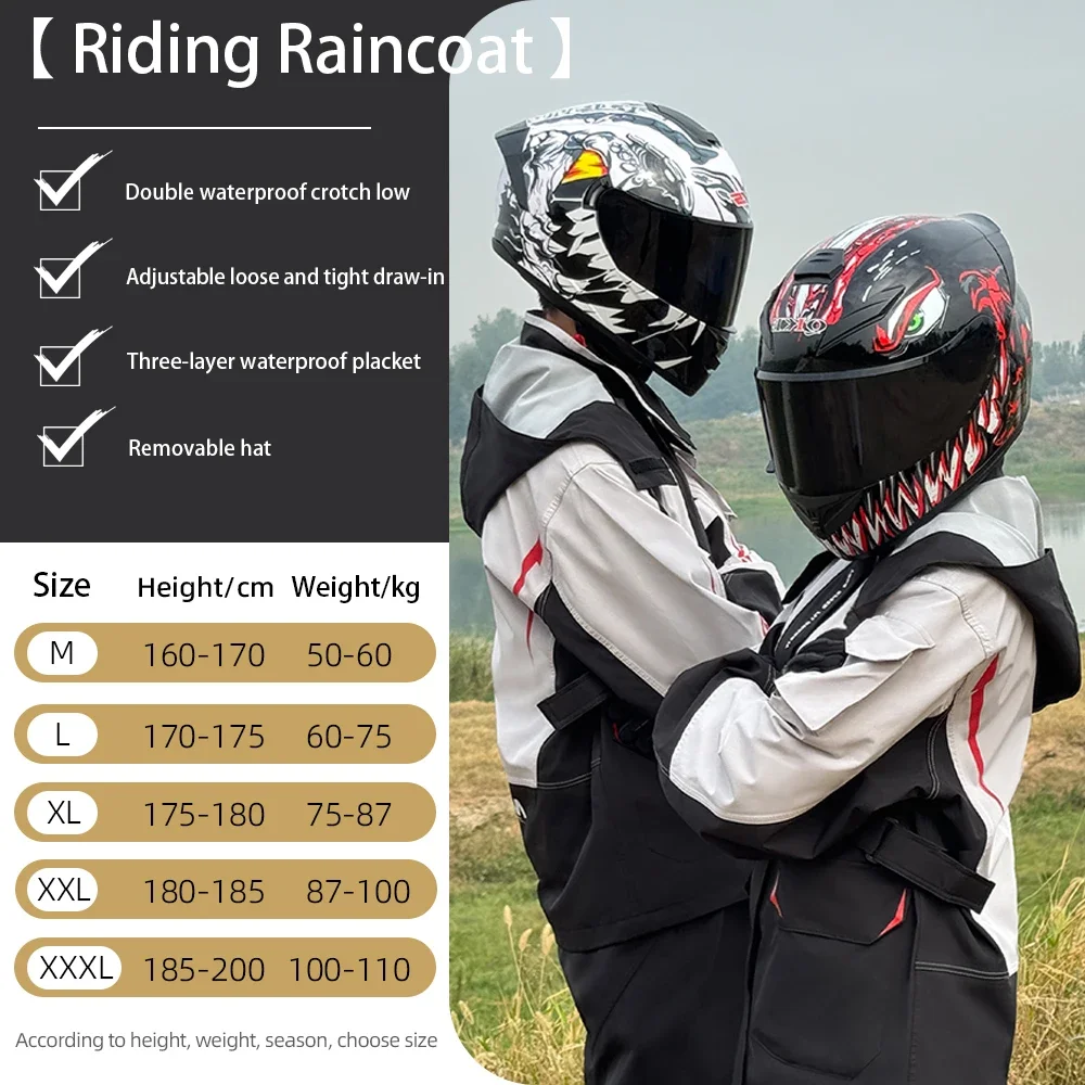 Men's and Women's Motorcycle R - огляд і ціна Cycling Gear In Rain