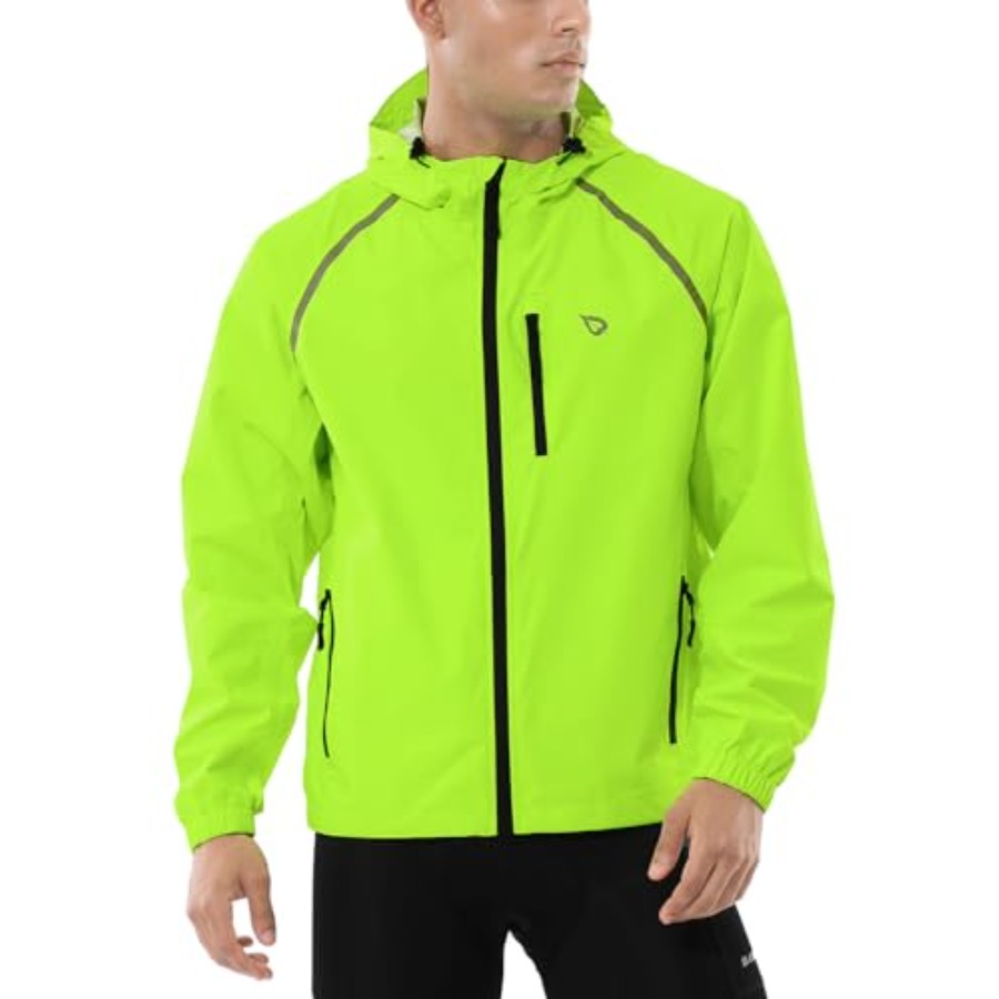 Men's Rain Jacket Waterproof W - огляд і ціна Cycling Gear In Rain