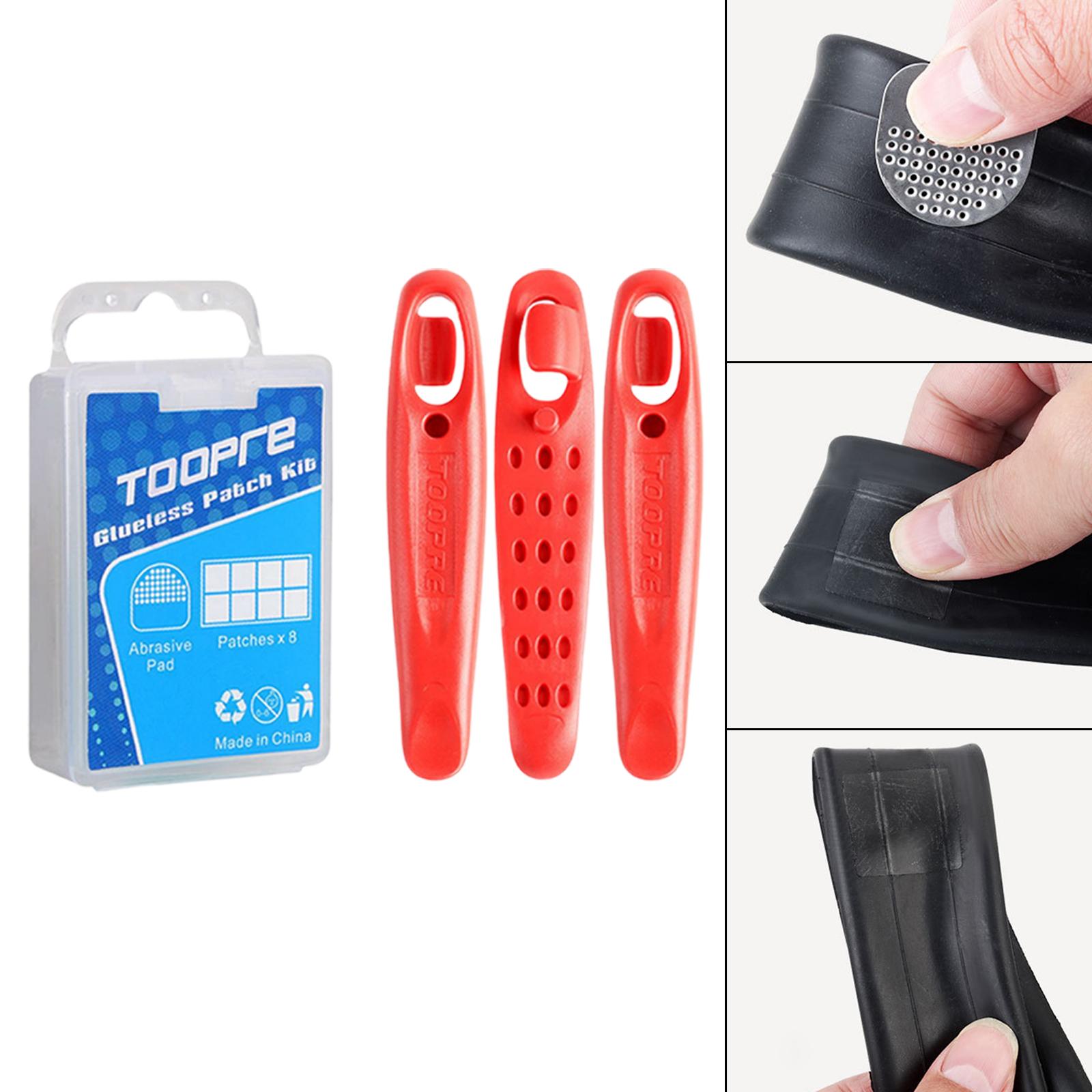 5-6pack 8PCS Bike Tire Patch B - огляд і ціна Bike Tube Repair Kit