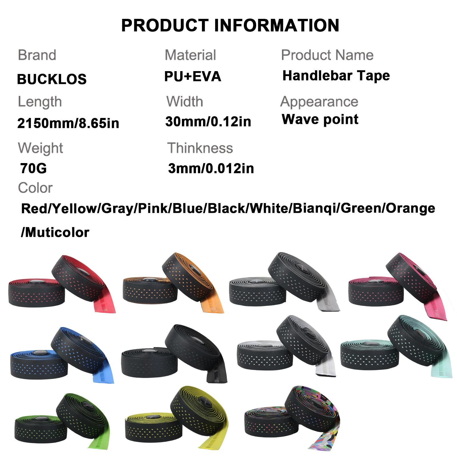 BUCKLOS Professional Gravel Bi - огляд і ціна Bike Handlebar Tape