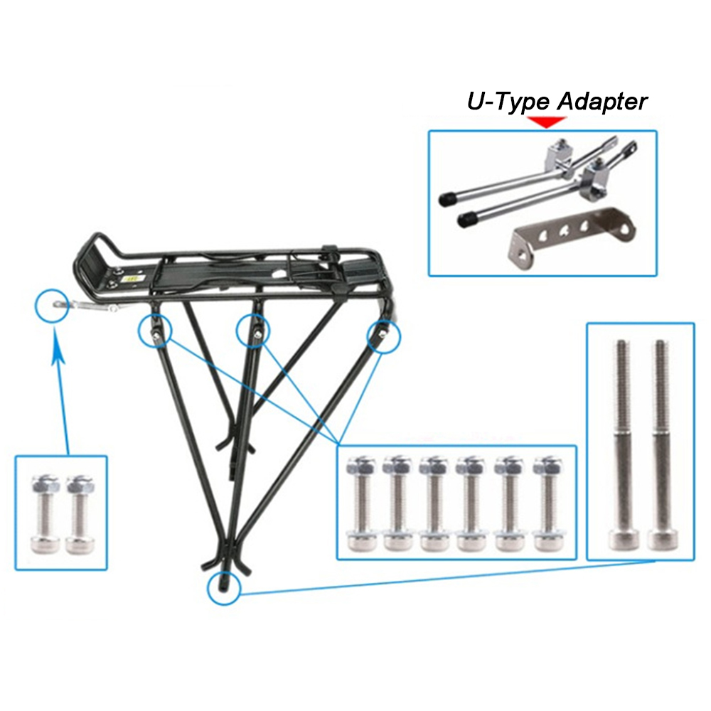 ZTTO Bicycle Rear Rack Mountai - огляд і ціна Cycling Gear Storage Rack