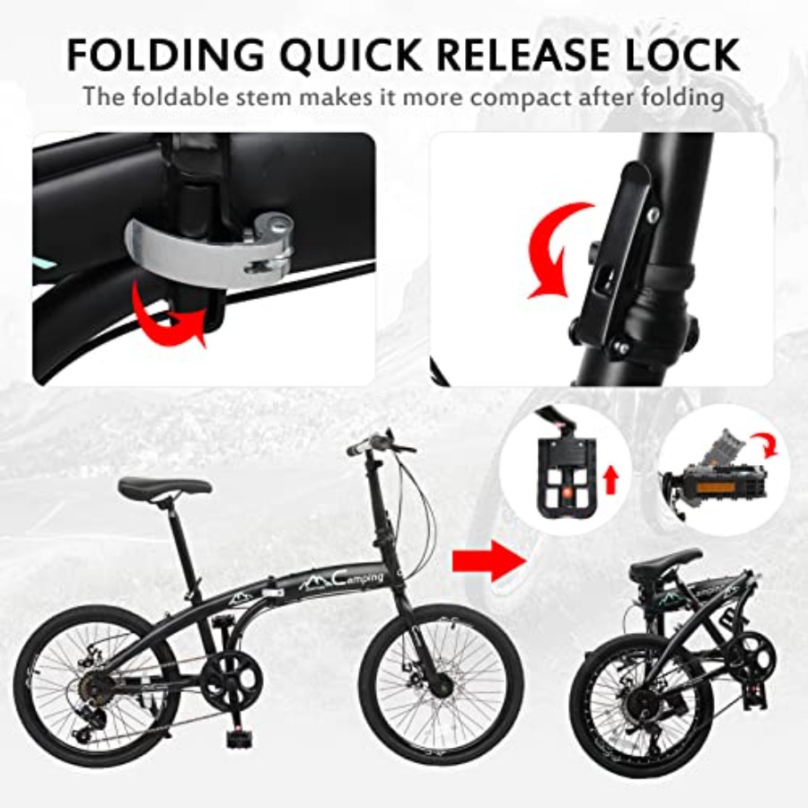 20 Inch Folding Bike 7 Speed F - огляд і ціна Carbon Bike Frame
