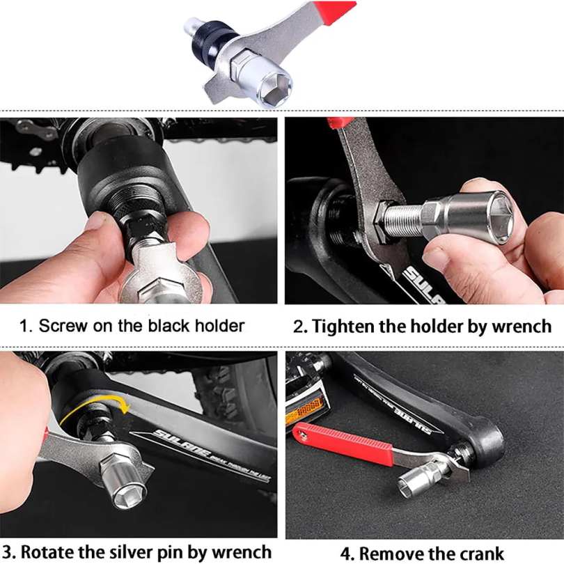 Bike Crank Extractor and Botto - огляд і ціна Bicycle Repair Kit