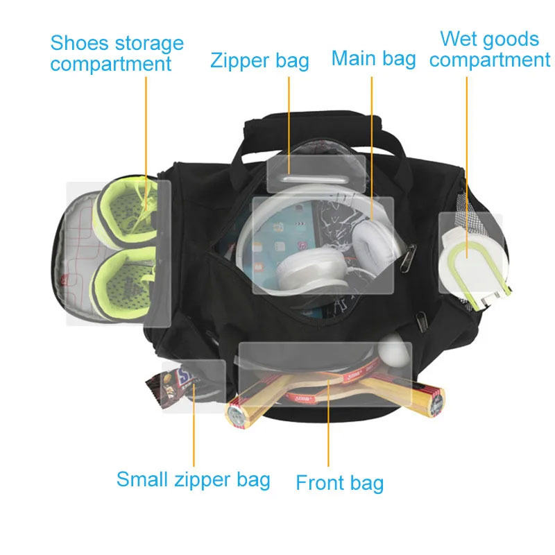 Men Gym Bag Dry Wet For Yoga W - огляд і ціна Cycling Gear Duffle