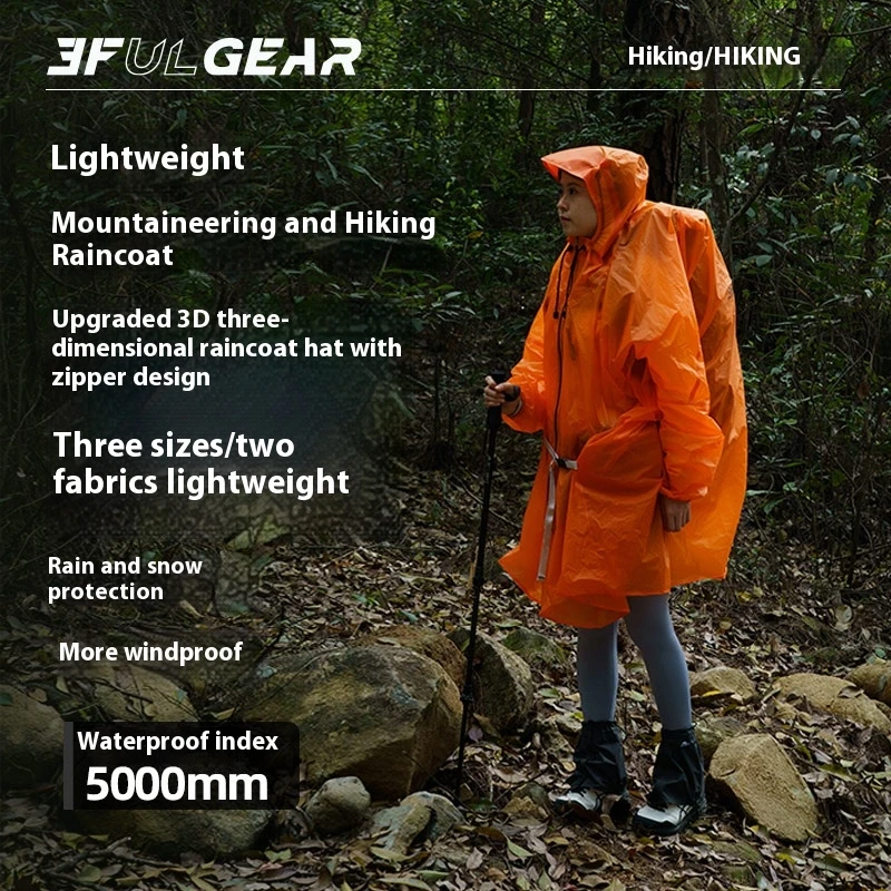 3F UL GEAR Zipper Raincoat 15D - огляд і ціна Cycling Gear In Rain