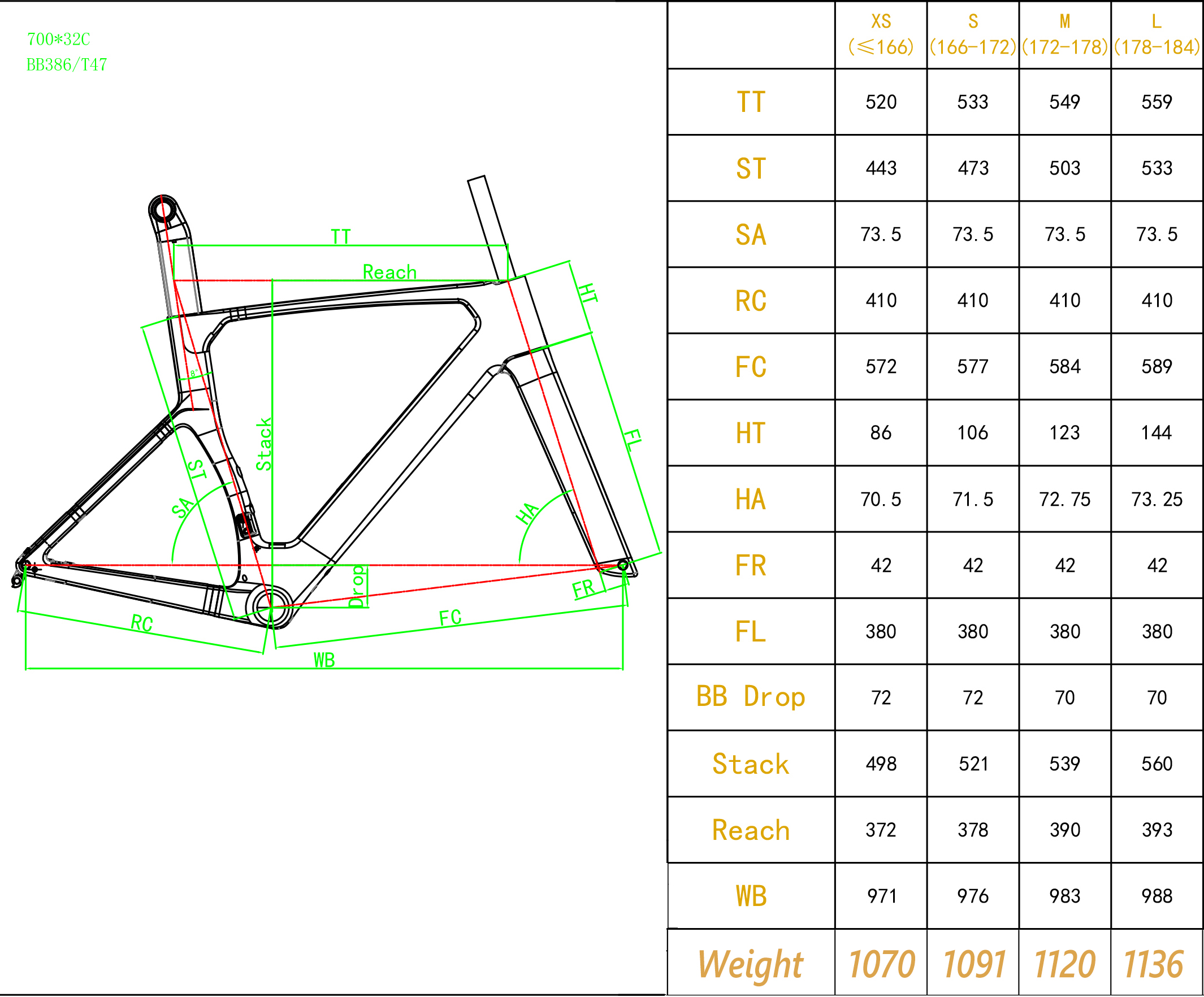 Ultralight Carbon Aero Road Fr - огляд і ціна Carbon Bike Frame
