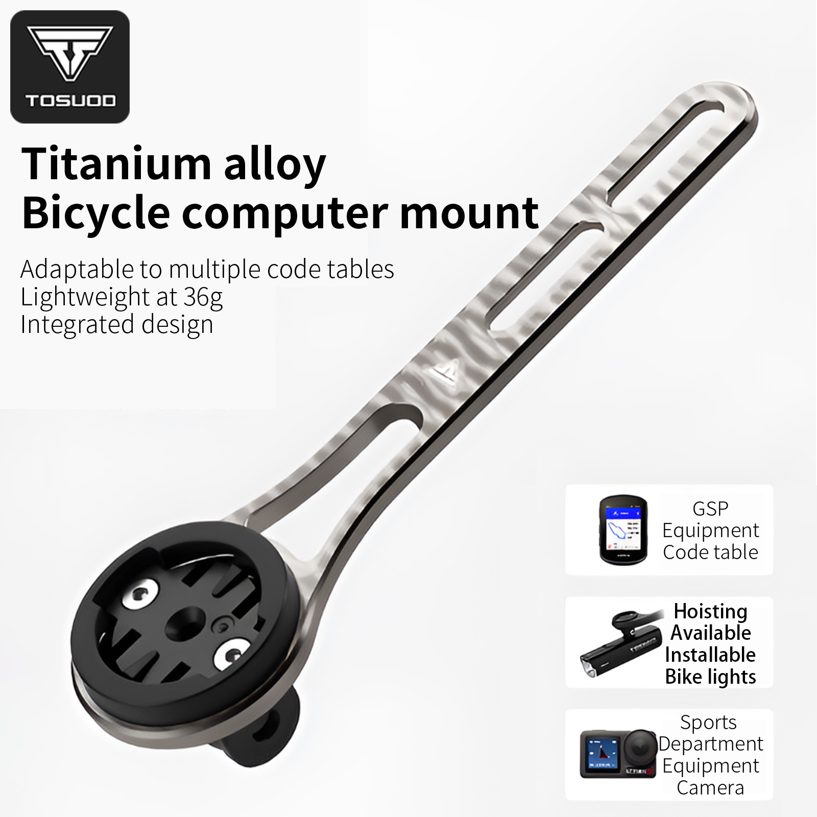 TOSUOD Titanium Alloy Integrat - огляд і ціна Bike Speedometer