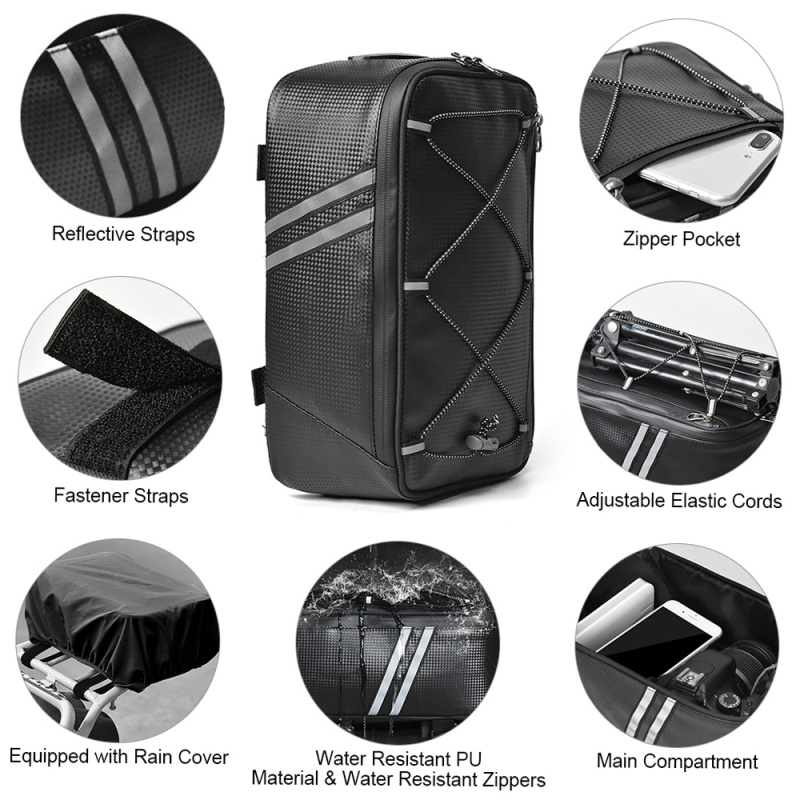 Bike Trunk Bag 7L Bicycle Rear - огляд і ціна Cycling Gear Storage Rack