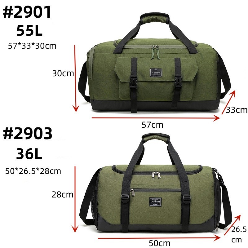 36L/55L Men Woman Gym Bag Big  - огляд і ціна Cycling Gear Duffle