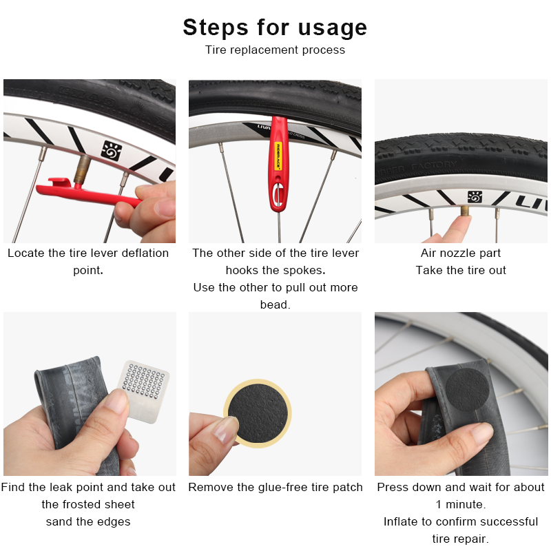 Bicycle Glueless Chip Patches  - огляд і ціна Bike Tube Repair Kit