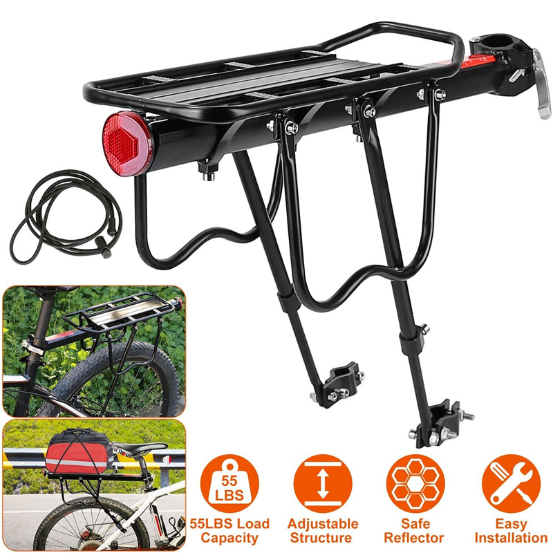 Bike Cargo Rack Rear Shelf Alu - огляд і ціна Cycling Gear Storage Rack