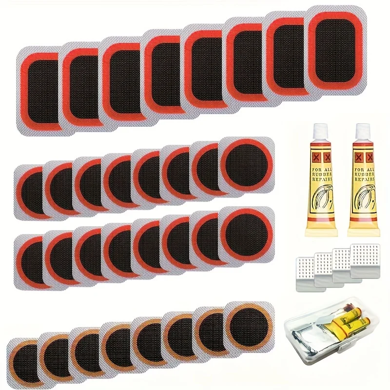 32pcs Bike Tire Repair Kit - B - огляд і ціна Bike Tube Repair Kit