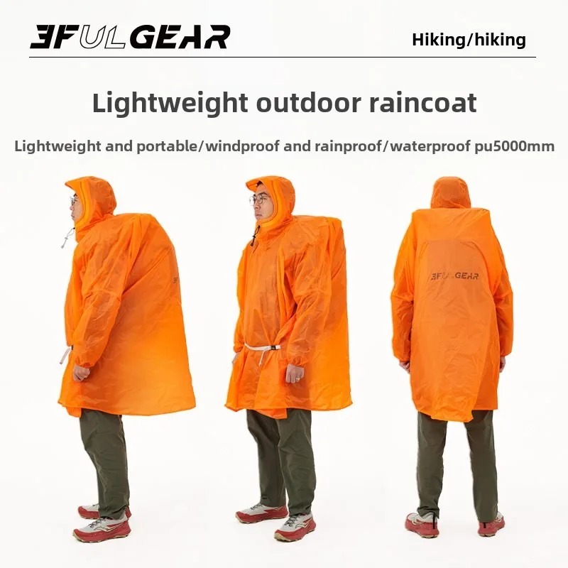 Ultralight Rain Poncho 3F UL G - огляд і ціна Cycling Gear In Rain