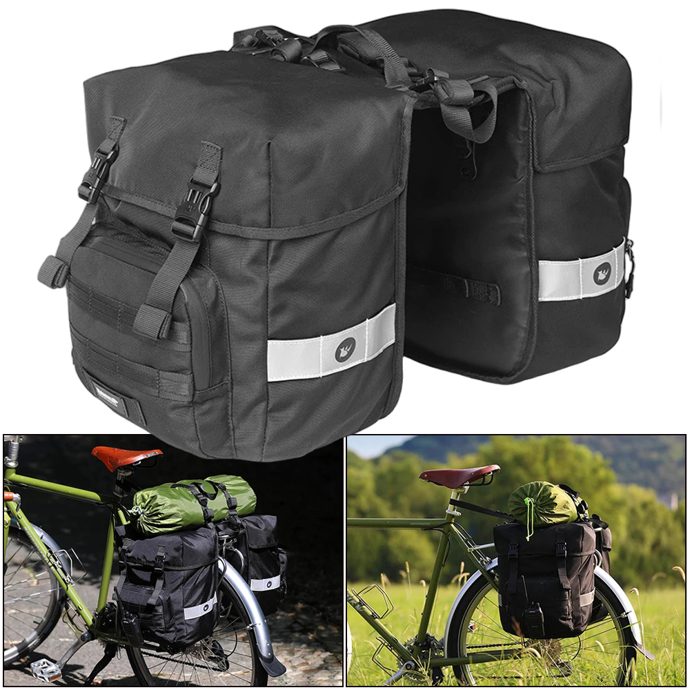 40L Bicycle Pannier Bag 2 in 1 - огляд і ціна Cycling Gear Storage Rack