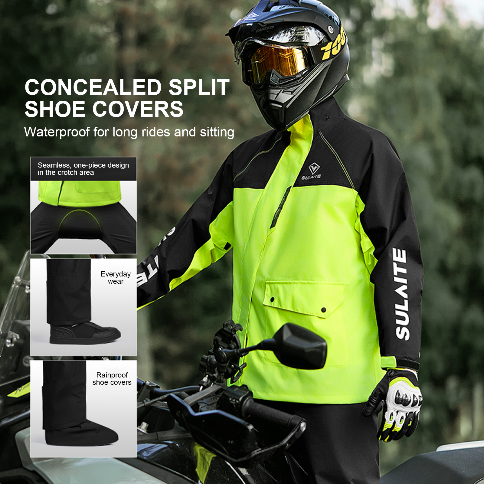 Motorcycle Rain Suit for Men & - огляд і ціна Cycling Gear In Rain