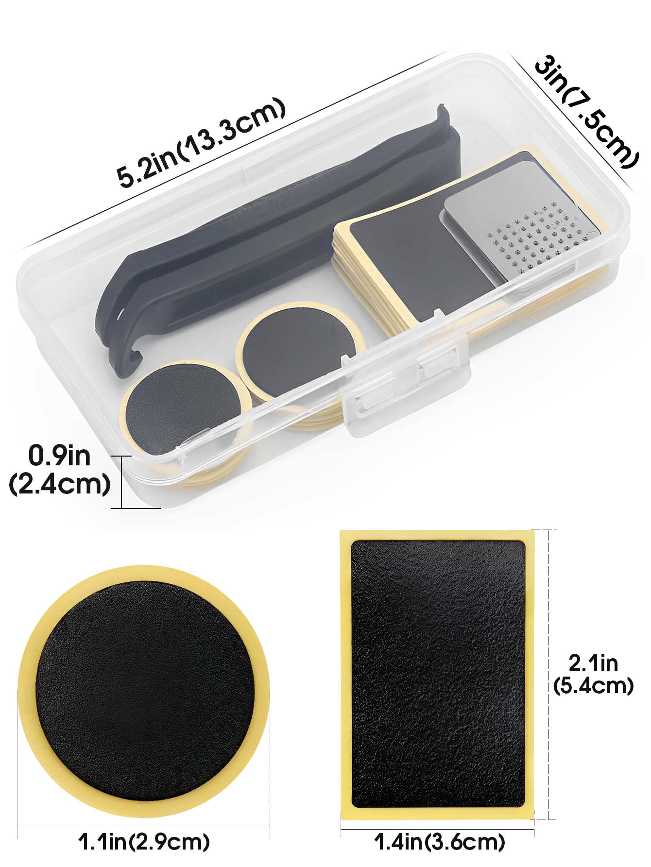 Bicycle Tire Patch Kit with Se - огляд і ціна Bike Tube Repair Kit