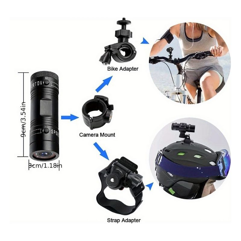 Mini Sport DV Action Sports Ca - огляд і ціна Bicycle Helmet