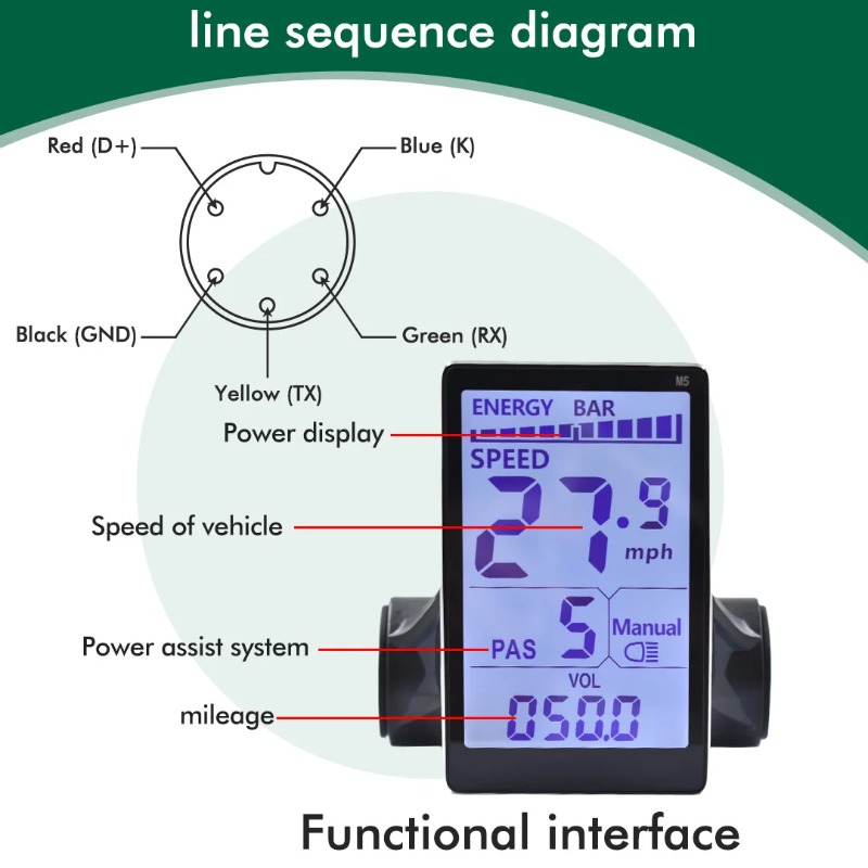 Screen Control Panel Electric  - огляд і ціна Bike Speedometer