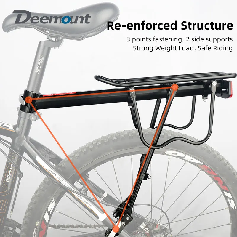 Deemount Bicycle Luggage Carri - огляд і ціна Cycling Gear Storage Rack