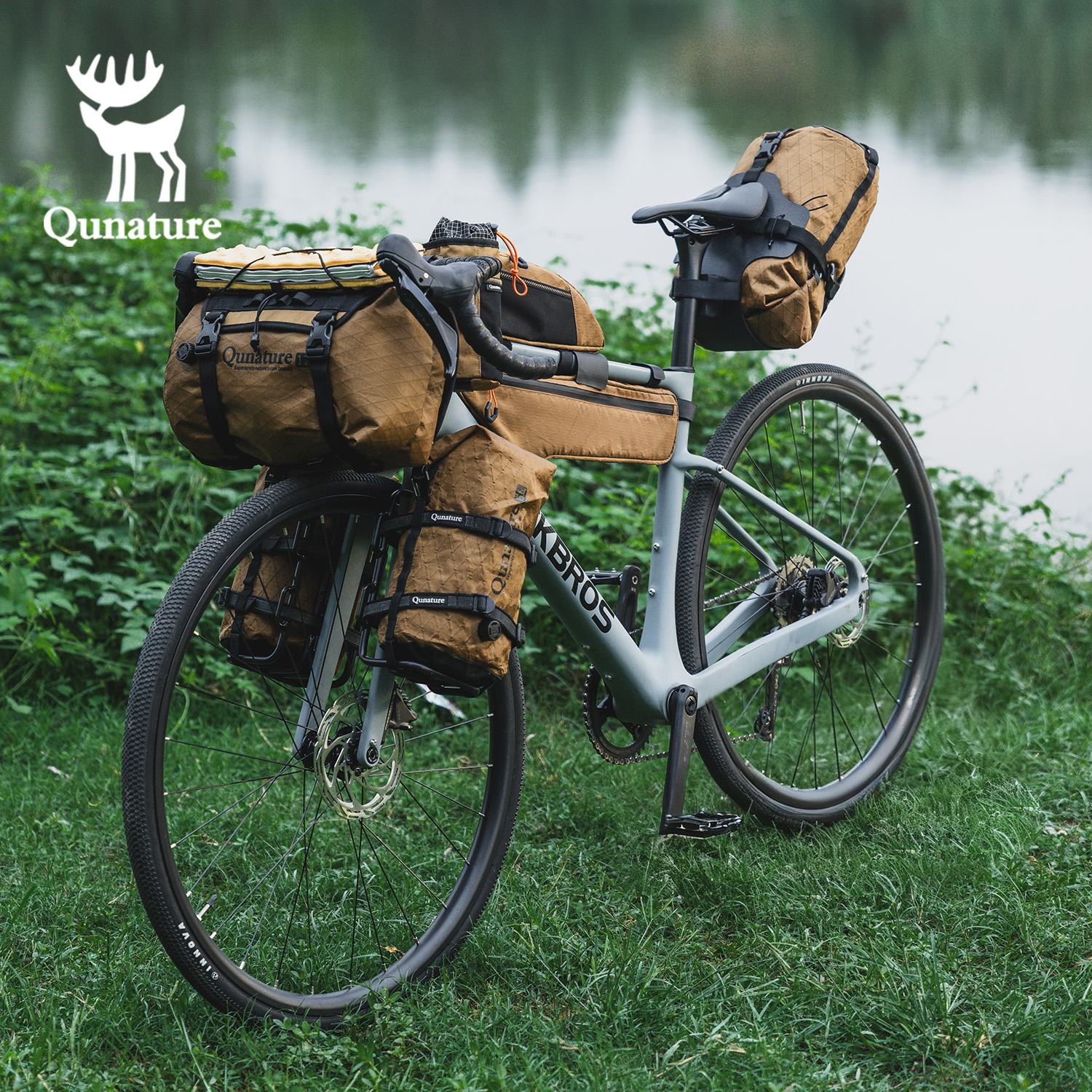 Qunature Upgraded Version 2.0  - огляд і ціна Cycling Gear Duffle