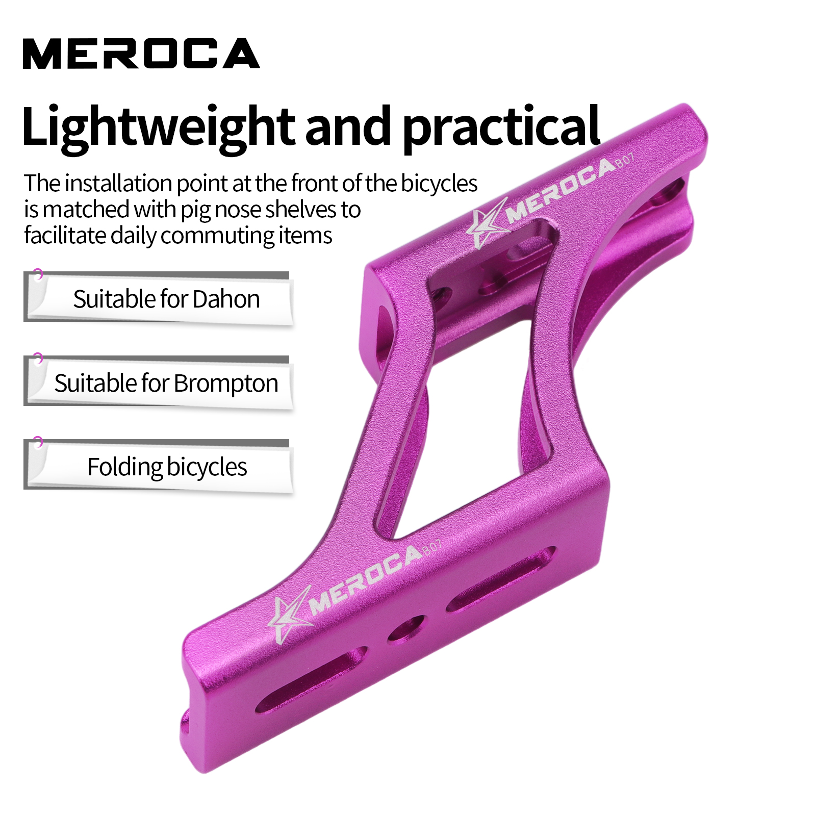 Meroca Folding Bicycle Front B - огляд і ціна Cycling Gear Storage Rack