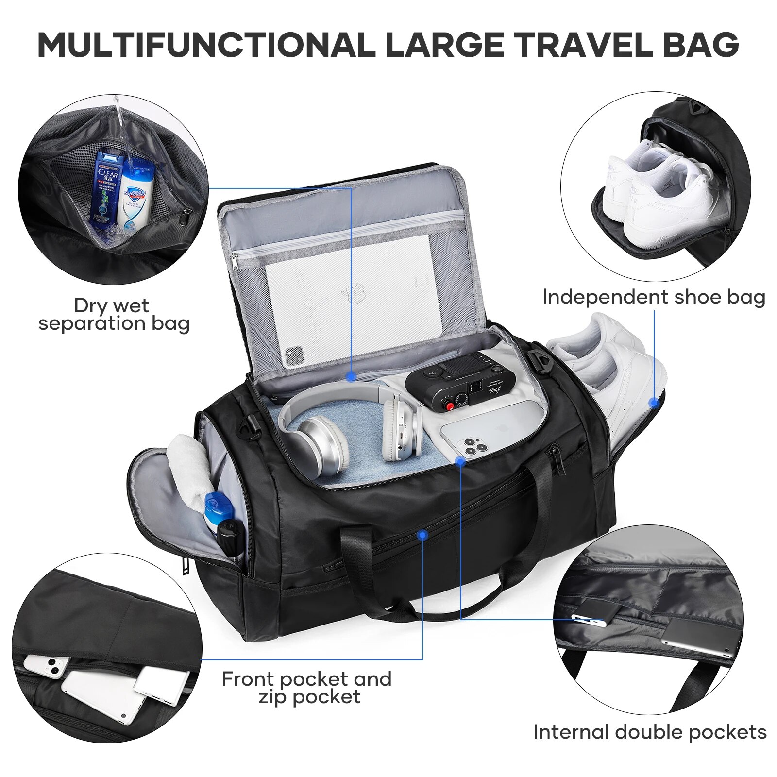 Likros Sports Gym Bag Travel D - огляд і ціна Cycling Gear Duffle
