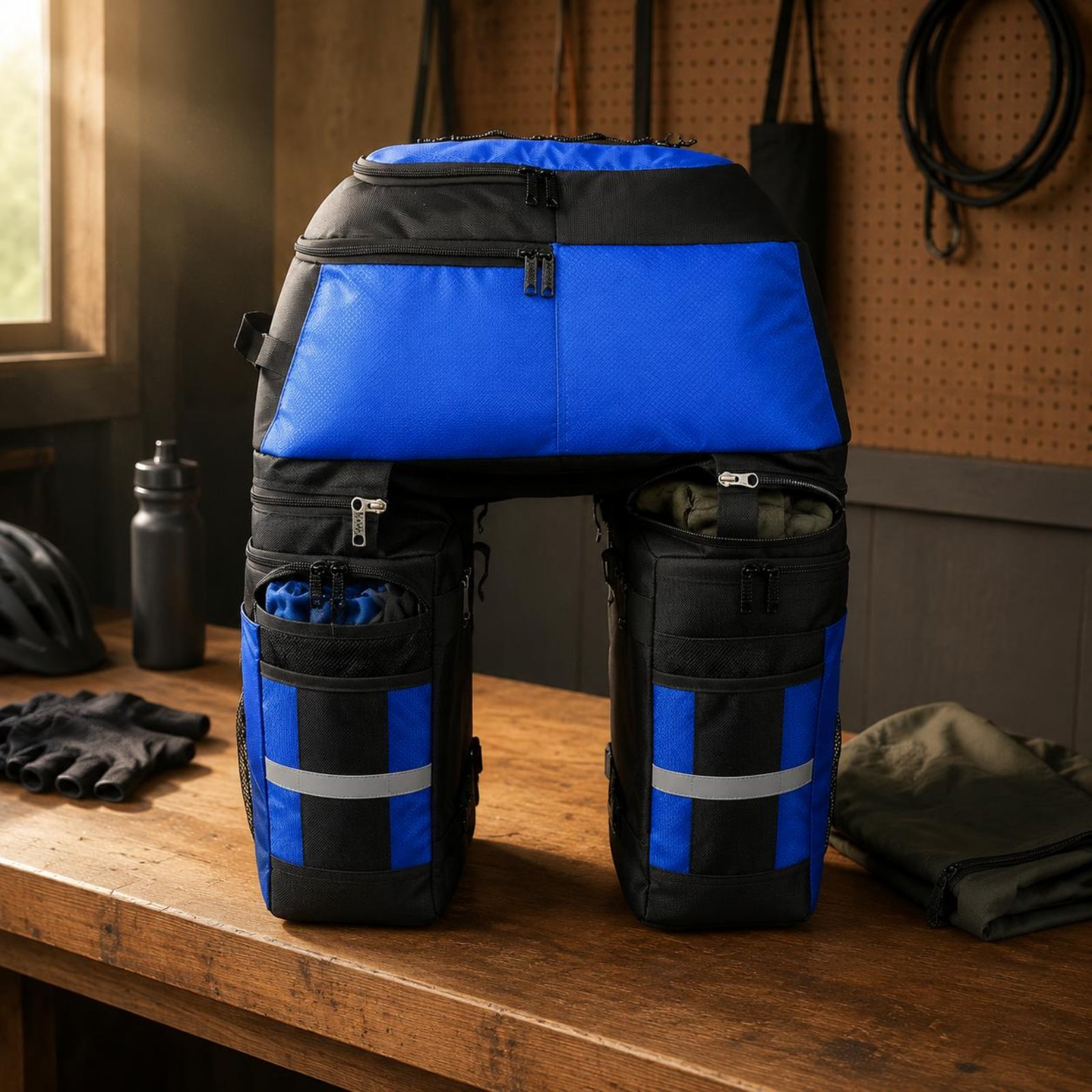 Rear Rack Pannier Bag Rain Cov - огляд і ціна Cycling Gear In Rain